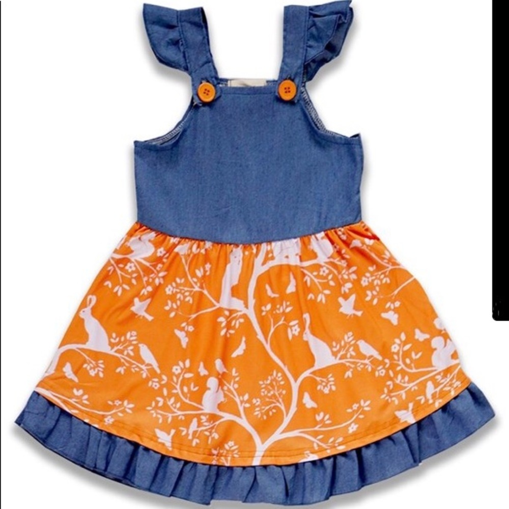 HoneydewUSA Girls Woodland Dress Size 6